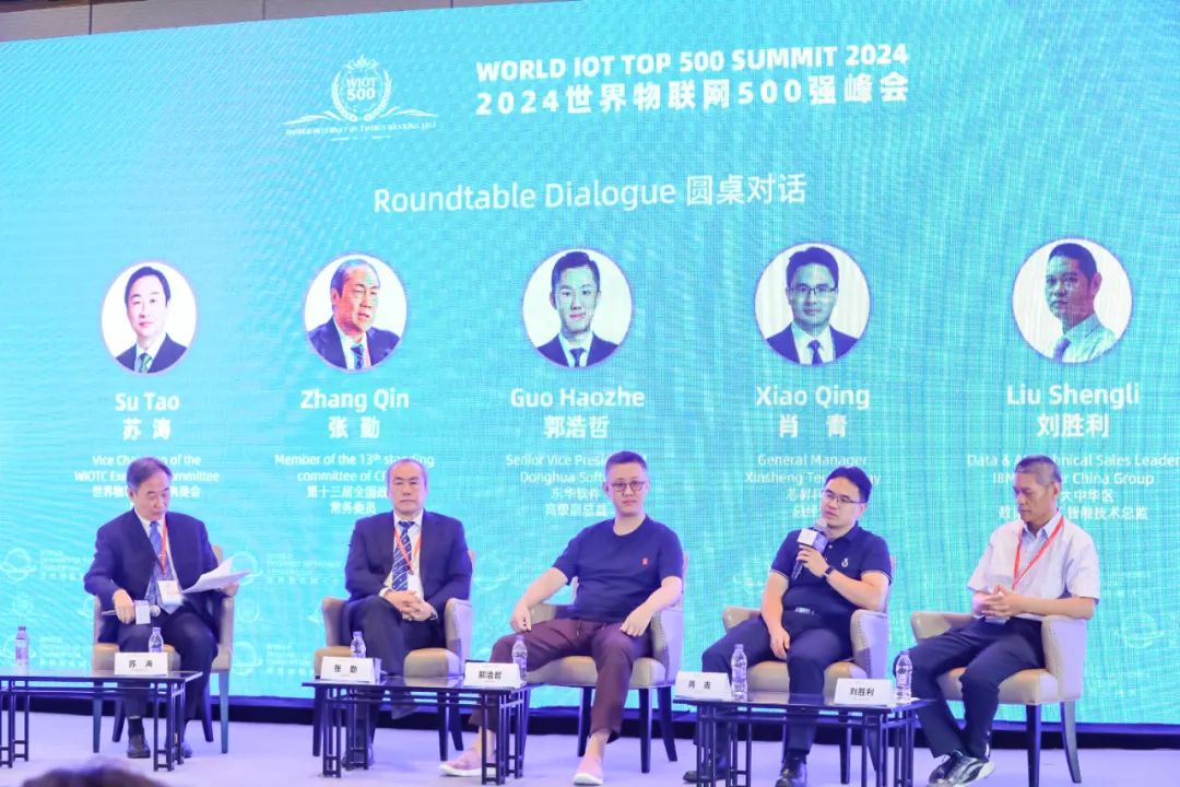 肖青受邀出席2024世界物联网500强峰会 畅谈物联网数字经济(图3)